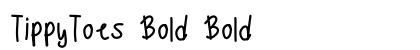 TippyToes Bold Bold preview