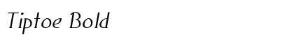 Tiptoe Bold preview