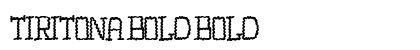 TIRITONA BOLD Bold preview