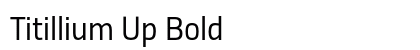 Titillium Up Bold preview