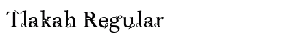Tlakah Regular preview