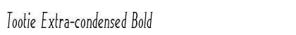 Tootie Extra-condensed Bold Font