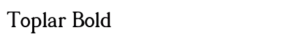 Toplar Bold preview