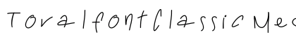 ToralfontClassic Medium preview