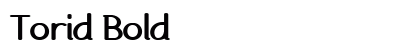 Torid Bold preview