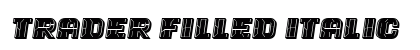 Trader Filled Italic Preview