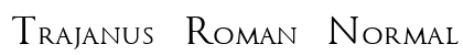Trajanus Roman Normal preview