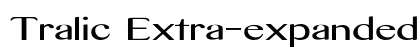 Tralic Extra-expanded Regular Preview