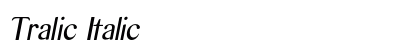 Tralic Italic preview