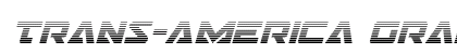 Trans-America Gradient Italic Italic preview