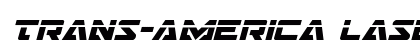 Trans-America Laser Italic Italic preview