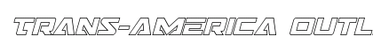 Trans-America Outline Italic Italic preview