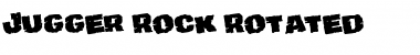 Download Jugger Rock Rotated Font