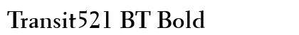 Transit521 BT Bold preview