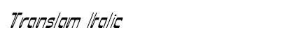 Translam Italic preview
