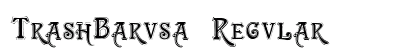 TrashBarusa Regular preview