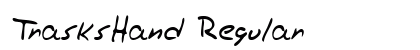 TrasksHand Regular preview