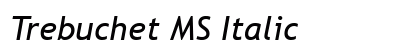 Trebuchet MS Italic Preview
