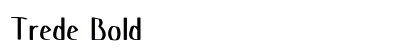 Trede Bold preview