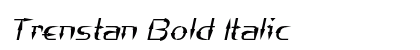 Trenstan Bold Italic Preview