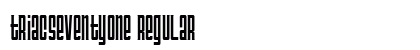 TriacSeventyone Regular preview