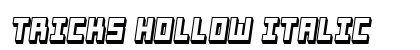 Tricks Hollow Italic preview