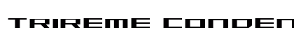 Trireme Condensed Condensed preview