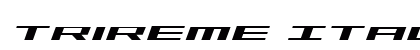 Trireme Italic Italic preview