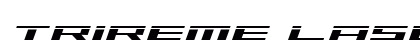 Trireme Laser Italic Italic preview