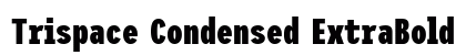 Trispace Condensed ExtraBold Regular preview