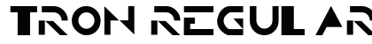 TRON Regular preview