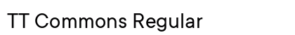TT Commons Regular preview