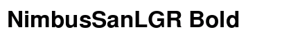 NimbusSanLGR Bold preview