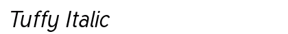 Tuffy Italic preview