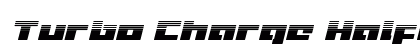 Turbo Charge Halftone Italic Italic preview