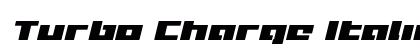 Turbo Charge Italic Italic preview