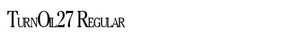 TurnOil27 Regular Preview