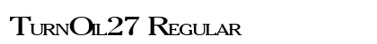 TurnOil27 Regular Preview