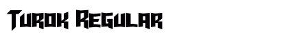 Turok Regular Font