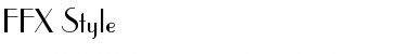 Download FFX Style Font Download FFX Style Font