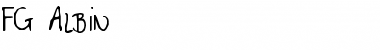 Download FG Albin Font Download FG Albin Font