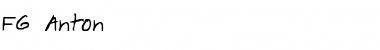 Download FG Anton Font Download FG Anton Font