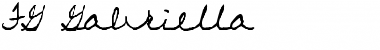 FG Gabriella Regular Font