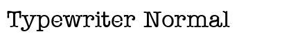 Typewriter Normal Preview