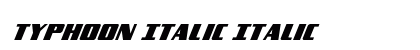Typhoon Italic Italic preview
