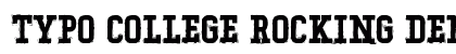 Typo College Rocking Demo Regular preview