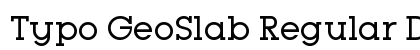 Typo GeoSlab Regular Demo Regular preview