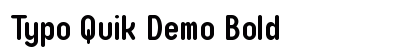 Typo Quik Demo Bold Preview