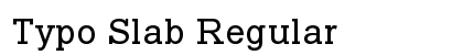 Typo Slab Regular preview