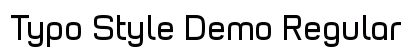 Typo Style Demo Regular Preview